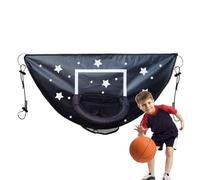 Trampoline Basketball Hoop, Lightweight Basketball Board, 38-Inch Durable Dunk Backboard, Industrial Strength Accessory, Professional Design with Secure Straps, Tool for All Ages Kids