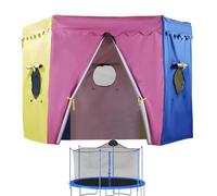 Trampoline Canopy - 10 Feet/12 Feet/14 Canopy Trampoline Tent | Trampoline Outer Tent | Protective Fabric Tarpaulin Rainproof Waterproof Sun Protection for Picnics, Jumping, Community Activity