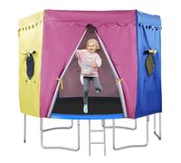Trampoline Canopy - 10ft/12ft/14ft Canopy Trampoline Tent | Trampolines Outdoor Tent | Protective Fabric Tarp Rainproof Waterproof Sunshade for Picnics Jumping Community Activities Waterparks Birthday