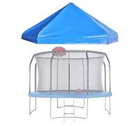Trampoline Canopy Sunshade Tent Cover - Durable UV Protection for 6FT/8FT/10FT Fitness Trampolines, No Frame Required, Outdoor Fun for Kids