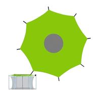 Trampoline Canopy | Trampoline Sun Protection Roof | Sunscreen Rainproof Oxford Cloth Enclosures Tarp for Jumping Pool Sports Outdoor Birthday Picnics Waterparks