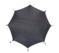 Trampoline Cap - Black Nylon 6ft 8ft 10ft 12ft 14ft | UV Protective Sunshade Canopy | Outdoor Top Shield For 6 Pole And 8 Pole Trampolines For Use In The Garden, Backyard And Playground