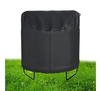 Trampoline Cover Against The Weather - Waterproof Sunshade with Drawstring and for Round Trampolines Rails | Protects From Rain, Sun, Debris Fading | Durable, Breathable