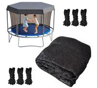 Trampoline Cover - Easy to , 100% Sun Protection - Suitable for 6/8 Pole Trampolines - A Must Have for Gardens, Holiday Homes, Community Playgrounds
