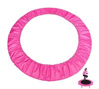 Trampoline Cover for Mini Trampoline Fitness Adults, 3 Layers Thickened & Widened Trampoline Replacement Mat, 800D Tear-Resistant Oxford Cloth Indoor Trampoline Accessories,Pink,114cm(45inch)