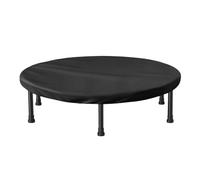 Trampoline Cover Protector Elastic Band Oxford Material Water Resistant Weather Protection Universal Fit Suitable for Workout Area Exercise Room Home Gym, 36 Inch, Black 210D