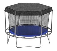 Trampoline Cover, Trampoline Shade Cover with Connecting Rope, Wear-Resistant for Outdoor, Backyard, Playground, 12Ft