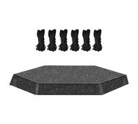 Trampoline Cover - Trampoline Tent | Barrier Fabric, Fits 6/8 Bar Frames, Full Shade Awning, Easy Install UV Blocking Accessory | Outdoor Protection for TR