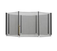 Trampoline Enclosure Net Black 13FT High-Density PE Mesh Safety Replacement Zips