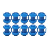 Trampoline Enclosure Pole Caps, 10PCS Safety Enclosure End Covers with Secure Snap Fit, Universal Fit for 38 to 42mm Frame Tubes