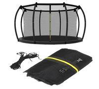 Trampoline Enclosure - Trampoline Safety Net | Replacement Trampolines Safety Net, Compact Garden Trampolines Accessories, Protective Jumping Surround Fences Accessories For Backyard Garden Patio Yard