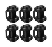 Trampoline End Caps - Replacement Pole Covers, Net Hook Fittings | Enclosure Pole Cap Set, Trampoline Safety Supplies, Bounce Frame Accessories, Outdoor Trampolines Part Replacement Kit