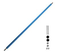 Trampoline Net Poles With Foam Trampoline Enclosure Poles Tr-ampoline Safety Protection Foam For Net T-rampoline Replacement Po-les With Screws Accessories For 6-16 Feet Round Frame