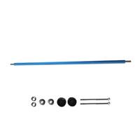 Trampoline Net Poles With Foam Trampoline Enclosure Poles Tr-ampoline Safety Protection Foam For Net T-rampoline Replacement Po-les With Screws Accessories For 6-16 Feet Round Frame