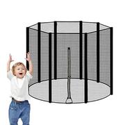 Trampoline Net, Safety Net for Trampoline with Round Frame | Breathable UV and Weather Resistant Enclosure for