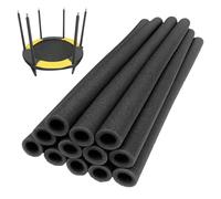 Trampoline Padding Replacement - 12 Pieces Tram-poline Poles Cover Padding | Waterproof Fabric Tram-poline Pole Foam Sleeves | Trampoline Pole Sleeves for Playground, Indoor and Yard