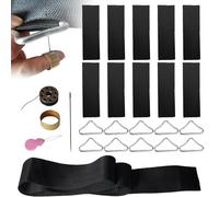 Trampoline Patch Kit - Mat Repair Kit, Mat Repair Patches, Ring Buckle Kit, Trampoline Repair Accessories | PVC Patch Kits, Repair Kit for Use to Reinforce Mat