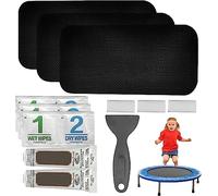 Trampoline Patch Repair Kit, Rectangle On Patches, 8"X 4" Durable Repair Trampoline Mat Tear or Hole