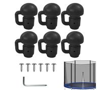 Trampoline Pole Caps - Enclosure Post Covers, Replacement Covers for Enclosure Post,for Outdoor Backyard Patio Home Garden Playground Gym Camping