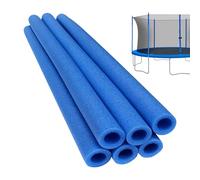 Trampoline Pole Protector - 88 cm Foam Pads, Pack of 6, Safety Accessories for Trampoline, Protective Tubes for Adults, Teenagers, Children, Robust Weatherproof, Shock-Absorbing, Easy to Assemble