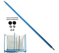 Trampoline Poles Replacement - Trampoline Enclosure Poles Straight Trampolines Net Poles With Foam Sleeve | Net Fittings, Hardware Replacement Parts, Fits 6-16 Feet Round Frame