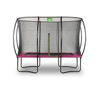 Trampoline - Premium Rectangular Garden Trampoline with Safety Enclosure Net for Professional Use, Ideal for Backyard Fitness and Recreation