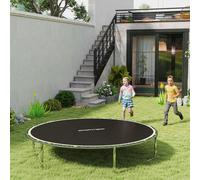 SPORTNOW Trampoline Replacement Mat with Eight Rows of Stitching, Spring Pull Tool, 42 V-Hooks, for 8ft Trampoline, Using 14cm Springs, Trampoline Jumping Mat, Green