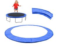 Trampoline Replacement Mat - Quick Install Safety Pad, Blue Waterproof PE Sponge Protective Visual, 8ft or 10ft Diameter Size, 0.8cm Pearl Cotton Thickness, Durrable PE Material Layer, for Yard & Back