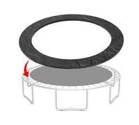 Trampoline Replacement Pad for 8FT 10FT 12FT 14FT 15FT 16FT - No Holes for Poles Enhanced Safety & Bounce Quality Waterproof Spring Cover