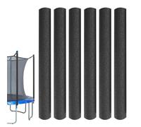 Trampoline Safety Foam Covers - 6-Piece Replacement Set, UV Protected Pole Protectors, Fits 1 Inch Poles, High Padding, Durable, Weatherproof Foam Tube Covers