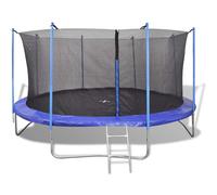 Trampoline Set Five Piece 4.57 m Outdoor Play Equipment with Net vidaXL
