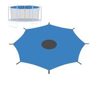 Trampoline Shade, 6ft 8ft 10ft 12ft 14ft 16ft Waterproof Oxford Trampoline Canopy Trampoline Tent - Foldable Sun Protection Trampolines Canopy For Safe Outdoor, Backyard Playground Ac