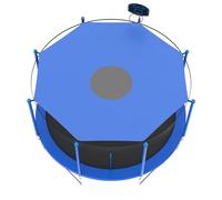 Trampoline Shade Cover For 8ft 10ft 12ft 14ft 16ft Sun-protection Trampolines Canopy, Easy To Install, Anti-uv Trampolines Sunshade Accessories For Outdoor Backyard Playground 14ft - 8 poles