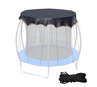Trampoline Shade Cover | Round Trampolines Sun Protection | 4.27 Meters Trampoline Sun Shade | UV-Resistant Canopy Net For Outdoor Use Made Of Breathable Fabric Ideal For Garden Patio Playground