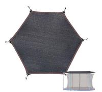 Trampoline Shade Cover - UV-protective Round Trampoline Sunshade Cover | Nylon Black Trampolines Top Shade Covers | Trampoliine Sunshade For Different Trampolines