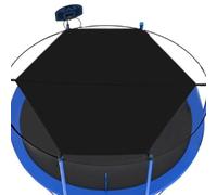 Trampoline Shade - Trampoline Sun Protection Awning, Waterproof Oxford Trampoline Canopy Trampoline Tent, Anti-UV Trampoline Protective for 10ft Trampoline