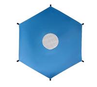 Trampoline shade, windproof protective cover, 9.84 pieces, sun protection for garden trampolines in the garden and on the playground