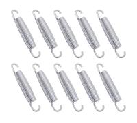 Trampoline Springs 10pcs 137mm Zinc-Plated Iron 3mm Wire 200N Rust-Resist Strong