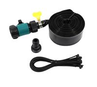 Trampoline Sprinkler for Outdoor Backyard Water Play and Summer (D, 800X2.5X2.5cm)