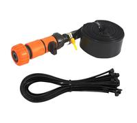 Trampoline Sprinkler for Outdoor Backyard Water Play and Summer (F, 1200X2.5X2.5cm)