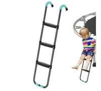Trampoline Stairs, Ladder for Trampoline, 2 Steps / 3 Steps Wide | Robust steel ladder with non-slip step - trampoline parts trampoline ladder for children