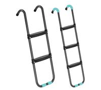 Trampoline Steps,2 Steps/3 Steps Wide Trampoline Ladder | Heavy-Duty Steel Ladder Non-slip Step for Trampoline