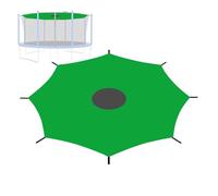 Trampoline Sun Protection, Waterproof, Foldable, Tear-Resistant and for All Seasons, Outdoor Trampoline Sun Protection Cover, for Patio, Backyard, Garden, Balcony, Lawn and Grassland