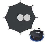 Trampoline Sun Shade Cover 305cm, UV-Resistant Waterproof Canopy for 8-Pole Trampolines, Heavy-Duty Outdoor Trampoline Accessories, Protects Kids from Harmful UV Rays & Sudden Rain