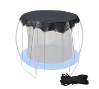 Trampoline Sun Shade,UV Protection Mesh Tarp - Trampoline Canopy | for Backyard Playground Outdoor Garden Summer Yard Lawn Patio Deck