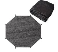 Trampoline Sunshade Net - Trampoline Sunshade Tent Cover | Foldable and Round Kids Spring Canopy | Mesh Material Mesh Material Maspolin Protection Tool for Picnics, Backyard, Community Events and