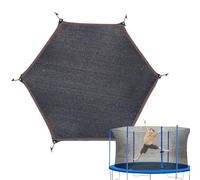Trampoline Sunshade, Trampoline Shade Cover, 6ft/8ft/10ft/12ft/14ft/16ft UV Resistant TrampolineTent, 6/8 Pole SunproofTrampoline Protective CoverWaterproof Top Cover For Outdoor Backyard Playground