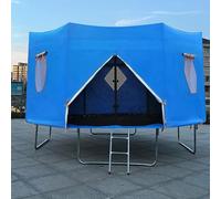 Trampoline Tent, 10FT Tent ForTrampoline, Accessory, Round Cover With 8 Straight Poles, Protect From Wind And Sun, Weather For Rainy & Sunny Days