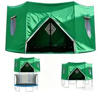 Trampoline Tent - 8ft 10ft 12ft Round Trampoline Sunshade, Waterproof UV Protection Cover, Foldable Trampolines Top Round Shade Cover For Ourdoor Parties, Community Activities (Green, 164x244cm)