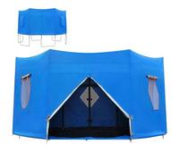 trampoline tent cover 10FT/12FT/14FT, anti-UV trampoline sunshade for 8-pole round trampolines, trampolines accessories, protection for community events (Tent only)